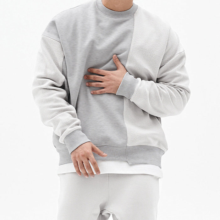 Pullover Round Neck Sweater Loose Men Clothes.....