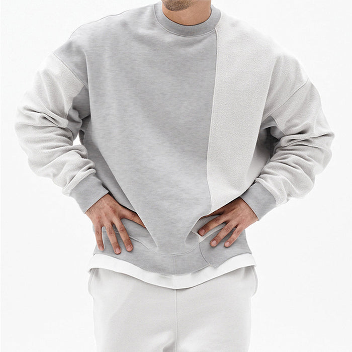 Pullover Round Neck Sweater Loose Men Clothes.....