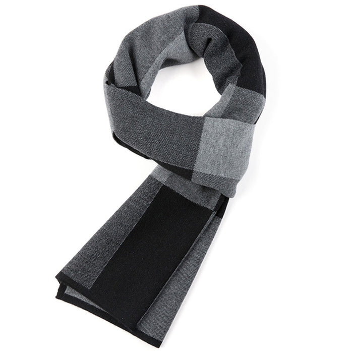 Plaid men scarf knitted scarf....................