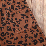 Baby Kid Girls Leopard Dress Sleeveless Casual