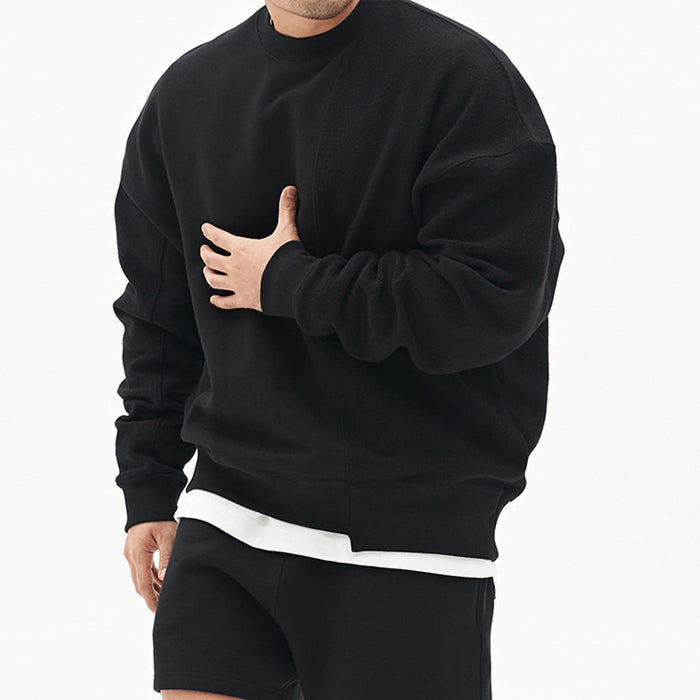 Pullover Round Neck Sweater Loose Men Clothes.....