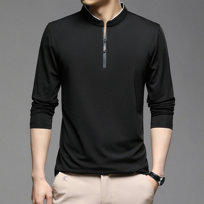 Half High Collar Cotton Men Autumn Clothes........